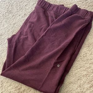 Lulu Lemon Maroon Joggers